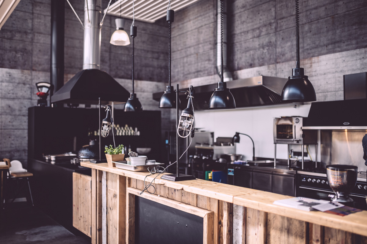 Kalieber Stützpunkt Show Küche